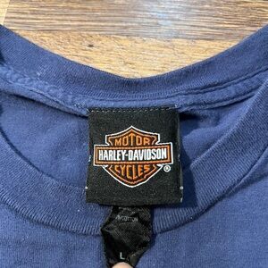 Harley-Davidson Navy Blue Logo Tee